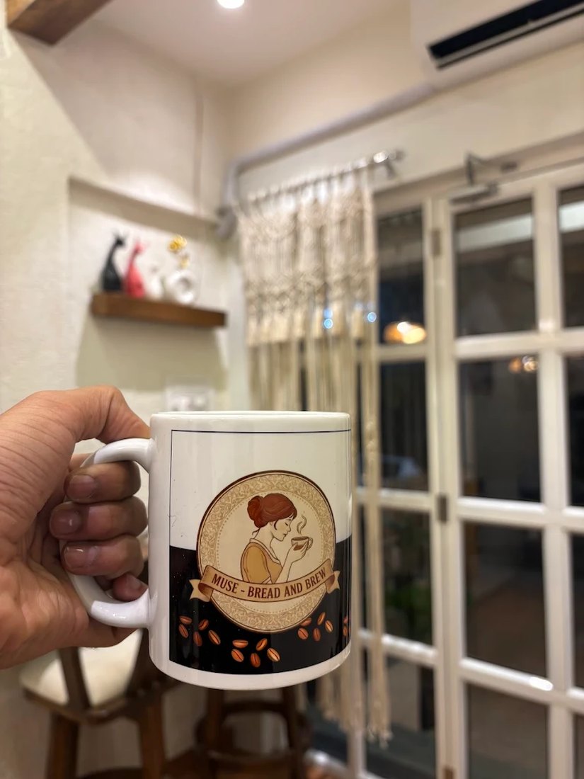 Muse branded coffee mug